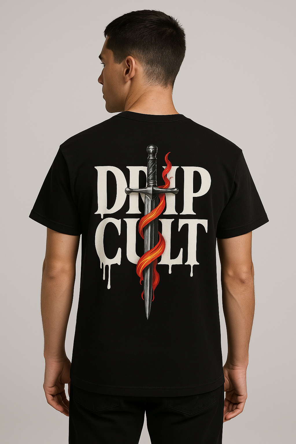 Blade Drip Oversized Tee