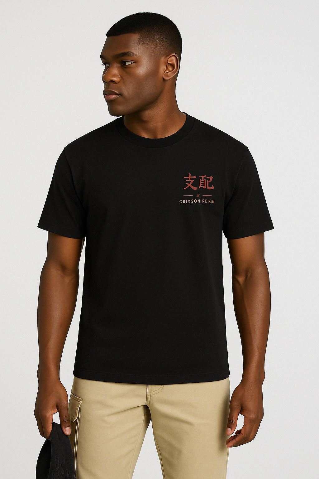 Crimson Eclipse Sovereign – Oversized Graphic Tee